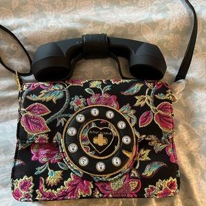 Betsey Johnson hello phone bag